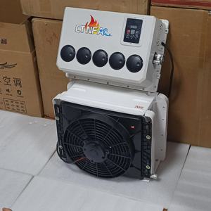Climatiseur <span class=keywords><strong>de</strong></span> <span class=keywords><strong>stationnement</strong></span> pour camion 12/24V à ventilateur unique, nouvelle technologie, compresseur à double spirale et ventilateur, évaporateur en cuivre grande surface - Product Image 1