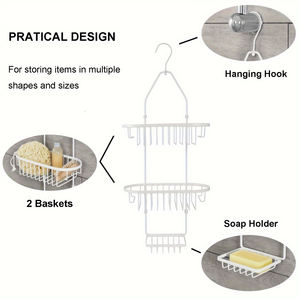 Trois couches salle de bain toilette tenture murale hôtel ménage <span class=keywords><strong>douche</strong></span> caddy rack - Product Image 6