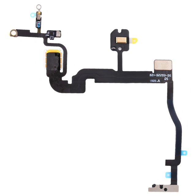 Mobile Phone Switch Button Key for iPhone 11 Pro Max on Off Power Button With Flash Light Flashlight Flex Cable Replacenet