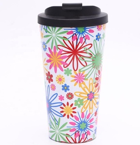 Anti-fuite sans BPA durable à double paroi isolé en acier inoxydable TUMBLER VIDE <span class=keywords><strong>voyage</strong></span> auto gobelet tasse à café - Product Image 1