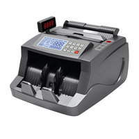 Machine de comptage d'argent UV MG avec détection de faux billets Compteur de banque Affichage LCD Machine de comptage utilisée pour le comptage de l'argent Monnaie CAD