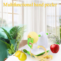 Hand Fruit Peeling Machine Handleiding Goedkope Apple Peeler Corer Slicer Groente Aardappel Fruit Dunschiller