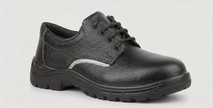 Chaussures de sécurité en cuir pour hommes de qualité supérieure, avec embout en acier et semelle en PU, pour la protection industrielle, disponibles à la vente - Product Image 5