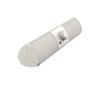 Haut-parleurs d'ordinateur de jeu à lumière RVB sans fil Microphone alimenté par USB 4 niveaux de basse Audio bidirectionnel réglable EQ Desktop AIO