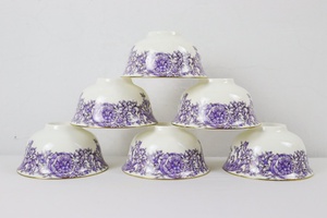 Luxury <b>6</b>-<b>Person</b> Porcelain Dinnerware <b>Set</b> Handmade Promotional Ceramic <b>Dinner</b> Dishes Salad Bowl Spoon <b>for</b> Parties - Product Image 4