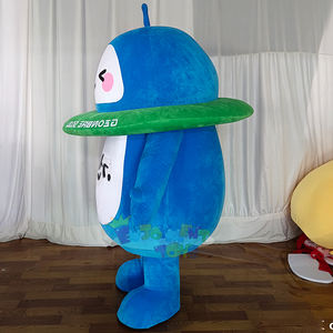 外星人主题毛绒吉祥物服装，适合成人男女通用，适用于科技展览、生日派对、品牌活动 - Product Image 3