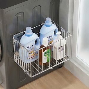 Modern Corner Zinc Alloy Magnetic Bathroom <b>Storage</b> Racks for Skincare Toothbrushes & Toiletries - Product Image 3
