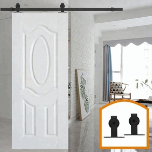 Rodillo de Acero de Fácil Instalación <span class=keywords><strong>para</strong></span> Sistema de Puerta Corredera, Kit de <span class=keywords><strong>Herrajes</strong></span> de Diseño Moderno <span class=keywords><strong>para</strong></span> <span class=keywords><strong>Puertas</strong></span> de Graneros, Hogares, Hoteles y Garajes - Product Image 6
