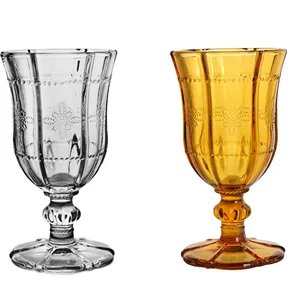 Ensemble de 4 verres à vin tiges, vin en cristal, verre à Cocktail, verres à boire colorés