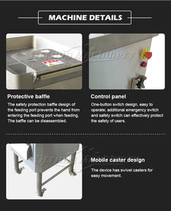 Full Automatic Horizontal Commercial Industrial 304 Food Grade Frozen Fresh Raw Dried <b>Meat</b> Cutting <b>Machine</b> - Product Image 4