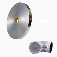 Tuyau flexible en aluminium de 10 pouces pour systèmes de climatisation CVC, applications pour blanchisseries et supermarchés