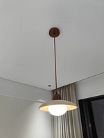 Pays français solide Style ancien en bois suspension moderne salle à manger Bar lustres chevet suspension lampe petite taille bas prix