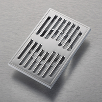 JOYHOO Drain de sol Vertical en laiton, pour hôtel, WC, Rectangle, Commercial, 90x140 MM