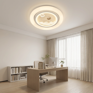 Sofistike Yuvarlak Avize, Daireler İçin 3 Renk Değiştirilebilir Armatür, Kolay Kurulum, Çok Aranan İç Mekan Lambası - Product Image 1