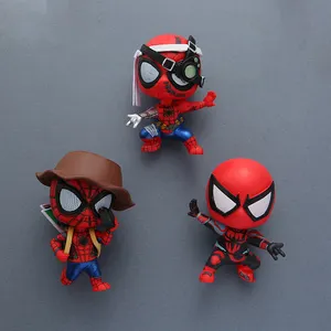 3D Mát Phim Hoạt Hình Marvel Spider Người Đàn Ông Đội Trưởng Mỹ Tủ Lạnh Nam Châm Bán Buôn Tùy Chỉnh 3D Tủ Lạnh Nam Châm Thiết Lập Cho Trang Trí Nội Thất