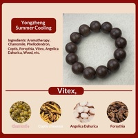 [Parfum haut de gamme] Perles de parfum naturelles traditionnelles faites à la main, bracelet et collier vintage unisexe en perles de médecine chinoise, cadeau