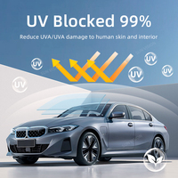 4Mil film de sécurité anti-explosion voiture fenêtre teinte protection solaire nano céramique film voiture isolation thermique