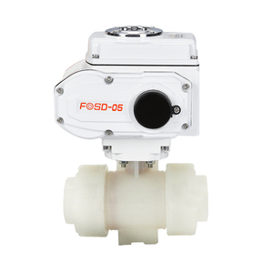 Válvula de Bola de 2 Vías DN50 de 1 Pulgada, de PVC, con Actuador de Encendido/Apagado DC24V, para Agua y Aceite - Product Image 3