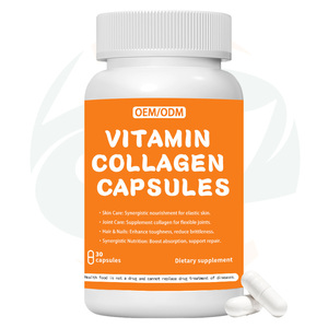 Cápsulas de Colágeno con Doble Ingrediente de Vitaminas, Mezcla Natural para el Bienestar, Suplementos para la Salud, Suministro de Fábrica China-Herb - Product Image 1