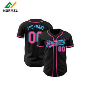 Maglia da <span class=keywords><strong>Baseball</strong></span> personalizzata da uomo a righe Jersey da <span class=keywords><strong>Baseball</strong></span> con stampa personalizzata da uomo sublimata - Product Image 4