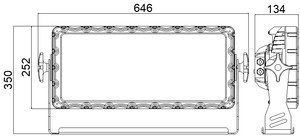 Ip65 Không Thấm Nước Ngoài Trời 48Pcs 10W 4in1 Rgbw <span class=keywords><strong>LED</strong></span> Tường Máy Giặt Nhẹ Lũ Lụt Đèn Dmx512 Điều Khiển Cho Xây Dựng Sân Khấu Sử Dụng Thành Phố Màu Sắc Ánh Sáng - Product Image 5