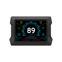 WiiYii Nouveau Compteur OBD2 GPS LCD Outils de Diagnostic Automobile avec Affichage Tête Haute (HUD) et Jauge OBD2 P22 pour Voiture