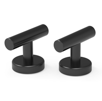 Crochets magnétiques en métal noir pour couronnes, support d'outils, organisateur de rangement pour garage, à fixer sur réfrigérateur ou surface métallique - Vente chaude