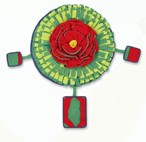 Alfombra Olfativa de la Serie Flores en Flor para Perros, Gatos y Conejos, Alfombra de Alimentación para Mascotas, Alfombra Interactiva para Buscar Alimentos - Product Image 4