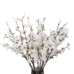 ดอกท้อประดิษฐ์ Qihao สูง 68 ซม. ตกแต่งบ้านสไตล์ฤดูใบไม้ผลิ - Product Image 5