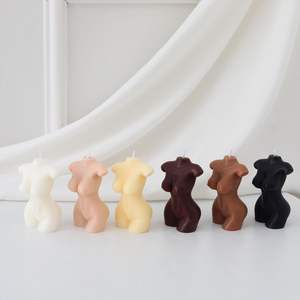 Modern sanat heykel heykeli E136 el yapımı yeni tasarım kadın çıplak vücut şekli renkli kadın Scented kokulu mum dekor Nordic INS - Product Image 5