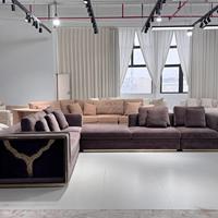 Hochwertiges Sofa Anpassbar Modernes Wohnzimmer Italienische Luxusmöbel Luxus Echtleder-Sofa