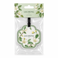 Désodorisant de voiture en papier au design moderne, personnalisable, avec différentes fragrances, évaporation naturelle et décoratif, en gros