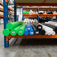 Barres en plastique technique STE POM UHMWPE NYLON, tiges découpées sur mesure de 5 mm à 220 mm