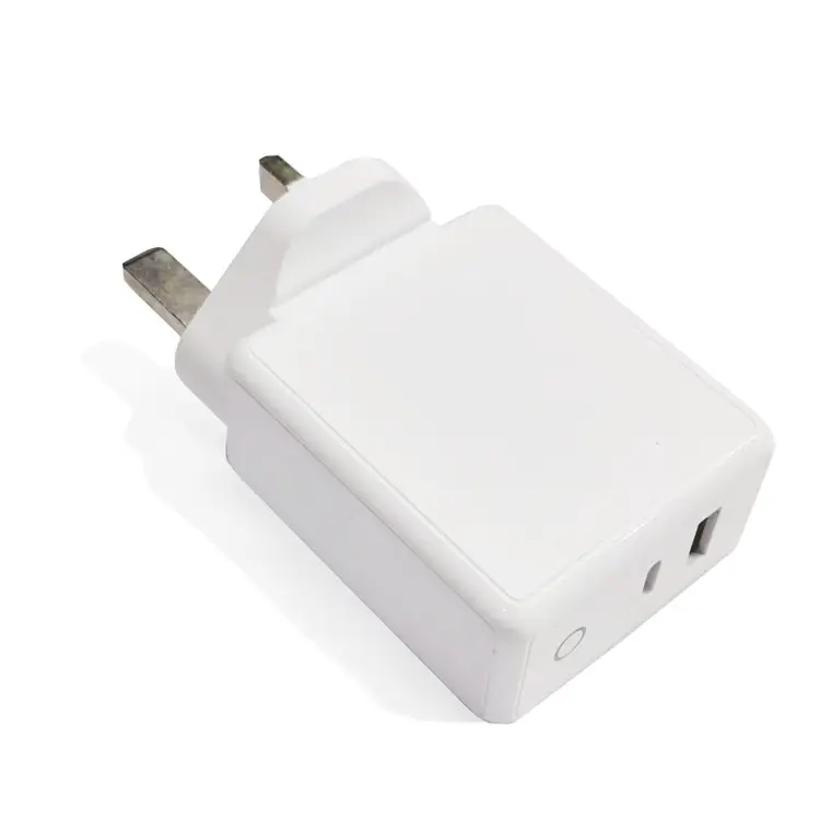 Tip C 65W USB-A 18W abd Euro İngiltere QC3.0 hızlı şarj USB-C güç kaynağı telefon şarj dizüstü bilgisayar adaptörü