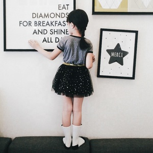 <span class=keywords><strong>Gonna</strong></span> per Bambine con <span class=keywords><strong>Paillettes</strong></span> a Forma di Stelle, Alta Qualità, Tutu da Danza per Bambine, Abito Casual per Neonati e Bambine - Product Image 4