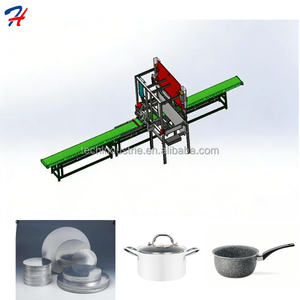 HT <strong>Aluminum</strong> Sheet <strong>Circle</strong> Production Processing Line Customization for Cookware Handle Manufacturing Plant with Melting Furnace - Product Image 1