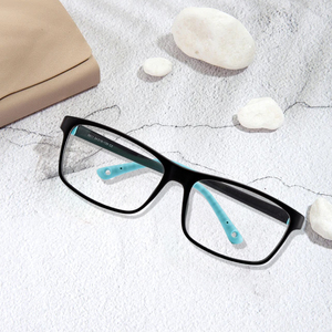 Gafas cómodas antideslizantes de goma para niños de alta calidad, monturas ópticas Tr90 flexibles seguras cuadradas coloridas - Product Image 4