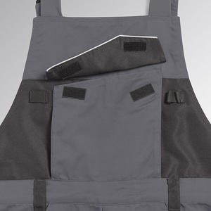 통기성 맞춤형 비브 오버롤 정비사 작업복 산업용 작업복 안전 보호복 유니섹스 - Product Image 5