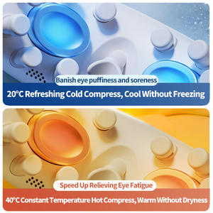 Equipo Inteligente de Masaje Ocular, Reduce la Fatiga Ocular, Masajeador Eléctrico de Ojos con Vibración de Bolsa de Aire Inteligente 3D con Compresa Fría y Caliente - Product Image 4