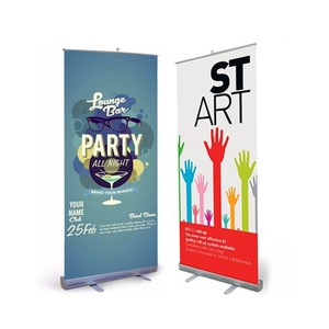 Promosi penjualan aluminium portabel spanduk gulung berdiri pameran ditarik spanduk tarik ke atas untuk stan spanduk cetak - Product Image 6