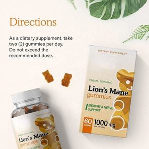 FOE SOUTIEN MÉMOIRE ET NERFS Gommes Santé Hommes Fuge Lion's Mane Gummies - Product Image 5