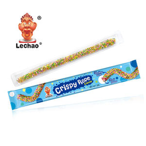 Lechao Berry Rainbow Fruit Flavor Colored <strong>Crisp</strong> Ropes Gummy Candy Halal Soft Candy for Bag Pack - Product Image 3
