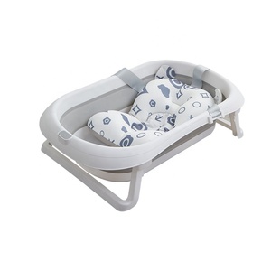High Quality Plastic Foldable Baby Bathing Tub Set Baby Bath Tub