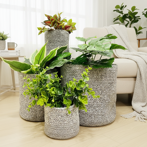 DIVTIK DECOR Eco-Friendly Cotton <b>Storage</b> <b>Basket</b> with Braided Design Multifunction Multi-Purpose Home Decor Circle Shape - Product Image 2