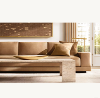 Canapé sectionnel Sassanid Cortona en promotion, avec cadre robuste et généreux, en mousse contemporaine, personnalisable pour salon