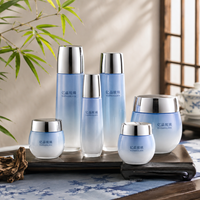 En gros, flacons pulvérisateurs de sérum en verre rose à vis et pots cosmétiques vides, contenants vides de 120ml, 100ml, 40ml, 30ml, 50g, 30g