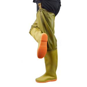 <span class=keywords><strong>Bottes</strong></span> de pêche imperméables à hauteur de hanche avec <span class=keywords><strong>bottes</strong></span> intégrées, légères, pour la pêche en eau peu profonde et l'entretien des étangs domestiques - Product Image 2