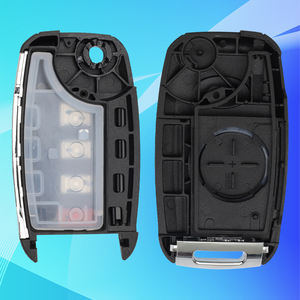Coque de clé de remplacement pour voiture <span class=keywords><strong>SUV</strong></span> noire d'usine SD 3+1 boutons pour <span class=keywords><strong>Hundai</strong></span> Kia, télécommande de voiture, étui pour clé - Product Image 4
