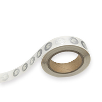 Etiqueta RFID Personalizada de 13.56mhz ISO14443A con Chip FM11RF08, Inlay HF, Etiqueta Blanca en Rollo de Papel