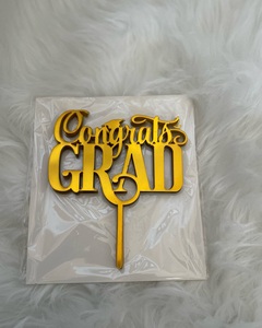 10 piezas personalizadas acrílico pastel Topper venta al por mayor grupo <span class=keywords><strong>comprar</strong></span> descuento decoración personalizada para pasteles <span class=keywords><strong>de</strong></span> fiesta - Product Image 5